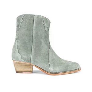 Free People New Frontier Western Boot sz 37 (6.5) Dusty Blue